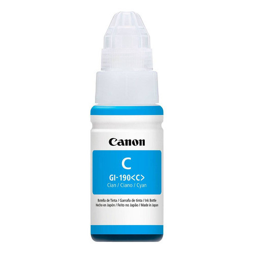 Refil De Tinta Gi190 Para Canon G3100 G3110 G4100 Ciano