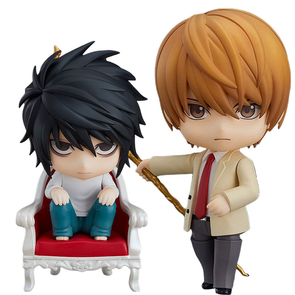 Versão Q de 10 cm das figuras Death Note e Yagami Moon