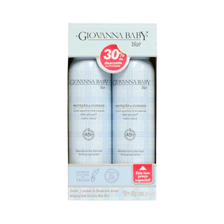 Kit 2 Desodorante Spray 48H Blue 150ml Giovanna Baby