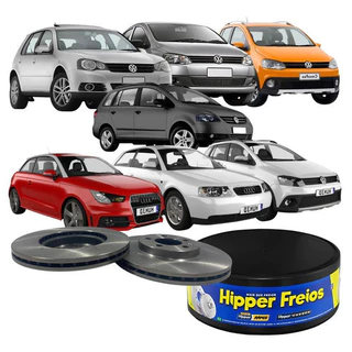 Par Disco Freio Dianteiro Ventilado A1 A3 Crossfox Fox Golf em Oferta na Shopee