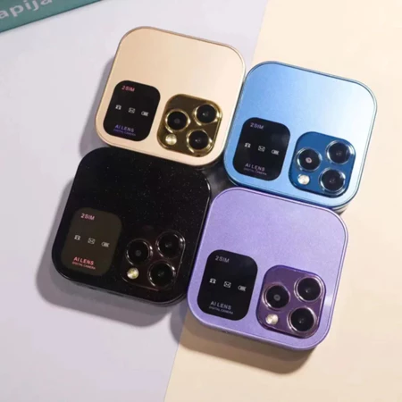 Telefone SERVO-Mini Dobrável , Cartão SIM Duplo , Rádio FM , Vibração Mágica De Voz , Discagem De Velocidade De Lista Preta , Tela De 1,77 " , i16 Pro