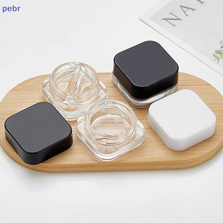 [pebr] 1PCS 9ml Frasco Quadrado De Vidro Para O Cuidado Da Pele Frascos De Creme Os Olhos Loção Refilável De Maquiagem [feng]