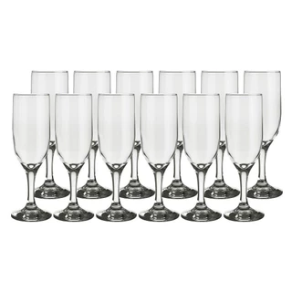 Conjunto de Taças Nadir 195ml Gallant Champagne - Embalagem com 12 Peças em Oferta na Shopee