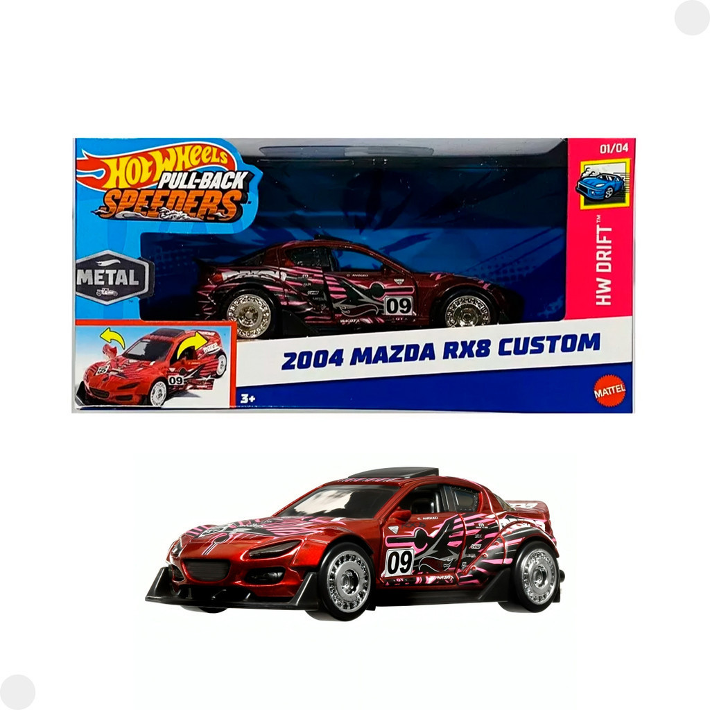 Carrinho Hot Wheels Speeders 2004 Mazda RX8 HWH36 - Mattel | Shopee Brasil