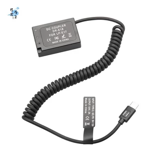 - E18 LP-E17 Adaptador De Câmera De Bateria De Acoplador Dummy Para 850D 800D 760D 750D 77D T6I T6S T7I X9I