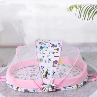 Capa Completa Para Bebês De 0 A 1 Ano De Idade , Dobrável , Mosquiteiro anti-mosquito Feito De Algodão Grosso Camas De Bebê .