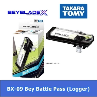 Original Takara Tomy Beyblade-X BX-09 Bey Battle Pass (Logger) Brinquedo Giratório