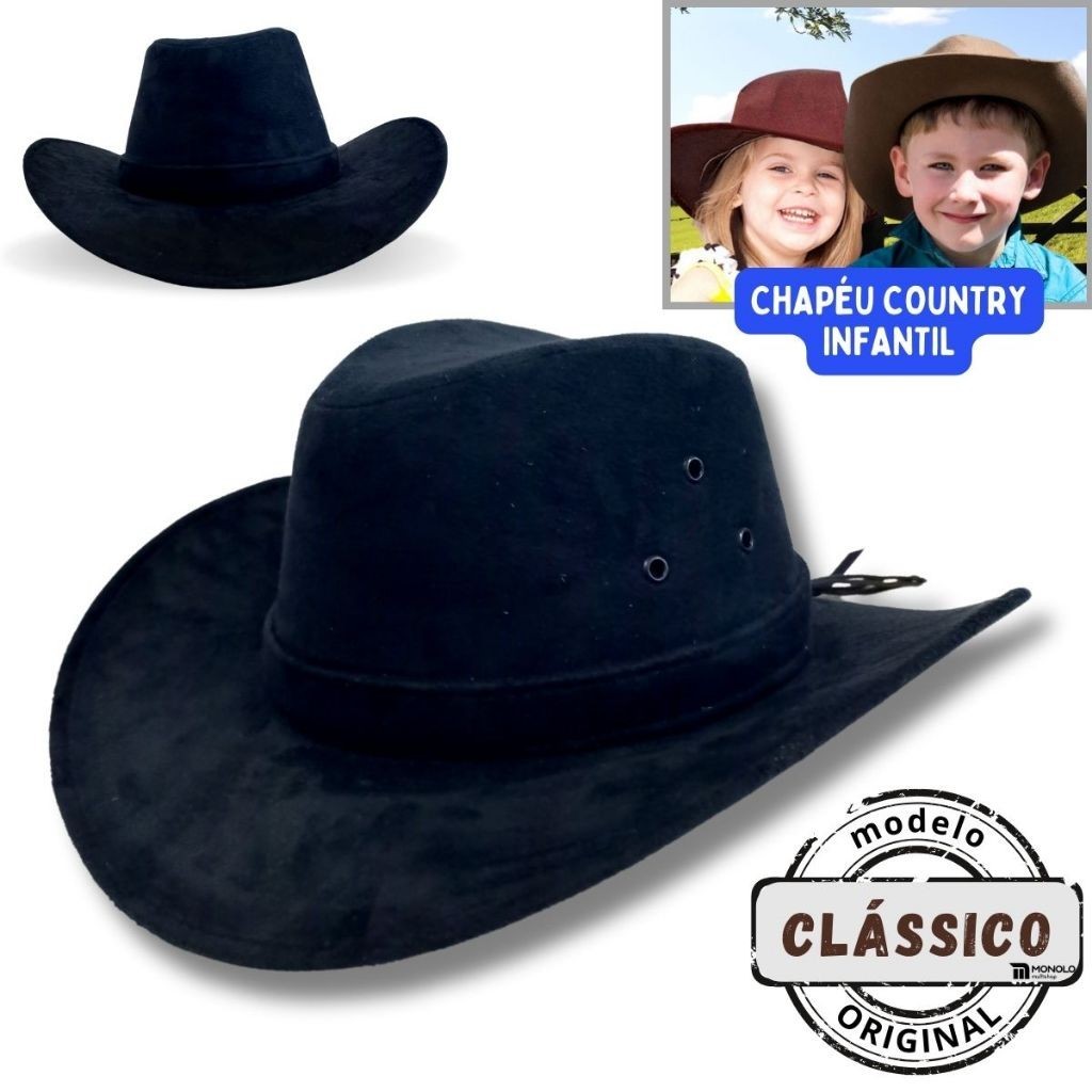 Chapéu Country Infantil Cowboy – Menino e Menina | Rodeio, Festa ...