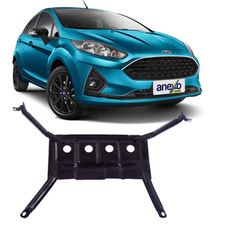 Protetor de Cárter Ford New Fiesta 2009 a 2019 Atos AT-3200S Peito de Aço 1mm