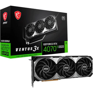 Placa de Vídeo MSI GeForce RTX 4070 TI Super Ventus 3X OC 16GB GDDR6X 256 bits
