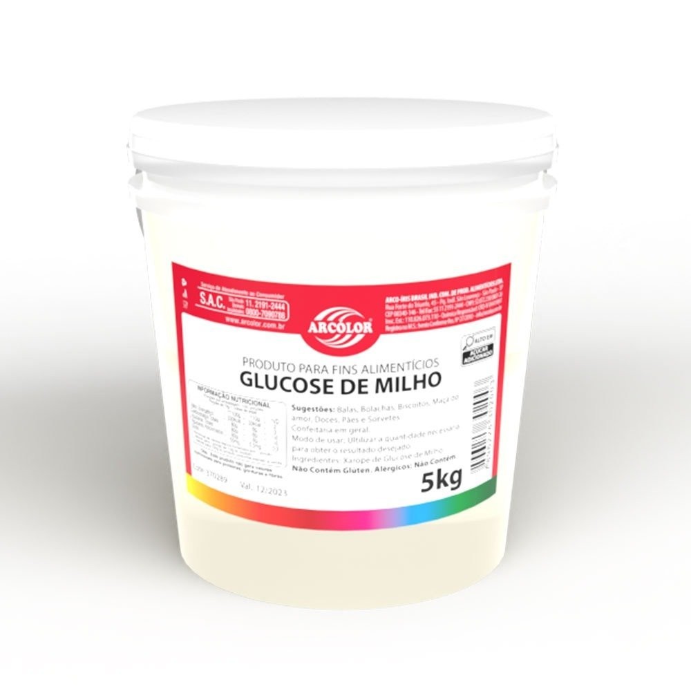 Glucose De Milho 5kg - Arcolor