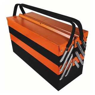 Caixa Para Ferramentas Sanfonada Com 7 Gavetas Preto em Oferta na Shopee