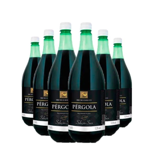 Vinho Pérgola 1,47 Litros Tinto Suave Garrafa Pet
