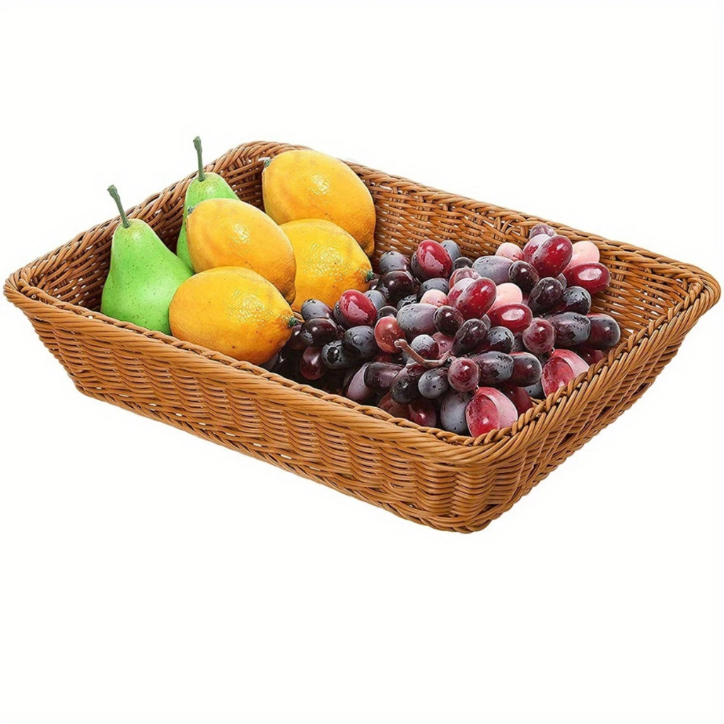Bandeja Organizadora Retangular Cesto Para Frutas Paoes Deco
