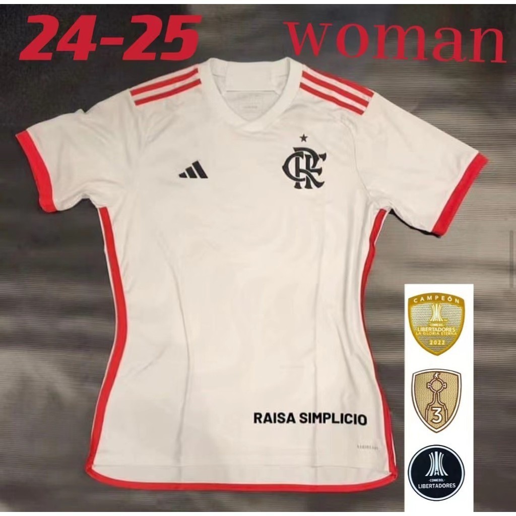 Flamengo 2024/2025 Camisa De Jersey De Alta Qualidade Para O Lar Feminino