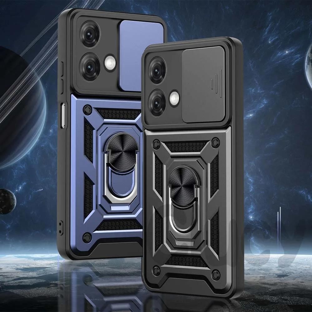 Para Motorola Moto G84/G54/G14/G34/G24/G04/E13/G73 Capa Do Telefone À Prova De Choque Push Pull Camera Protection