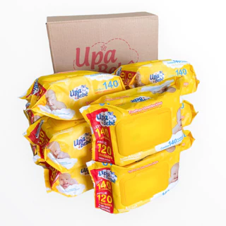 Kit 1400 toalhas umedecidas Upa bebê 140 ((CAIXA 10 UNIDADES)) sem álcool em Oferta na Shopee