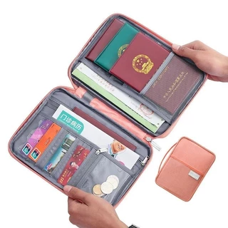 Carteira De Viagem Porta-Passaporte Familiar Criativo Organizador De Caixas De Documentos À Prova D'água Acessórios Cartões TOZM 8GRG Qx0