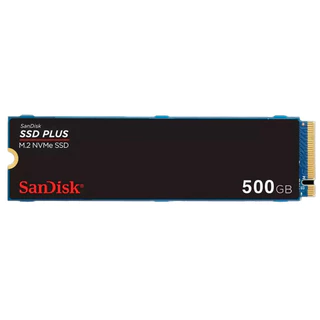 SSD SanDisk Plus 500GB NVMe M.2 2280 PCIe 3.0 2500 MB/s e 1500 MB/s - SDSSDA3N-500G-G26