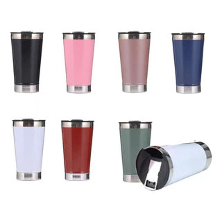 Copo Térmico Aço Inoxidável SUS-304 Premium 473 ml Com Tampa e Abridor de Garrafa