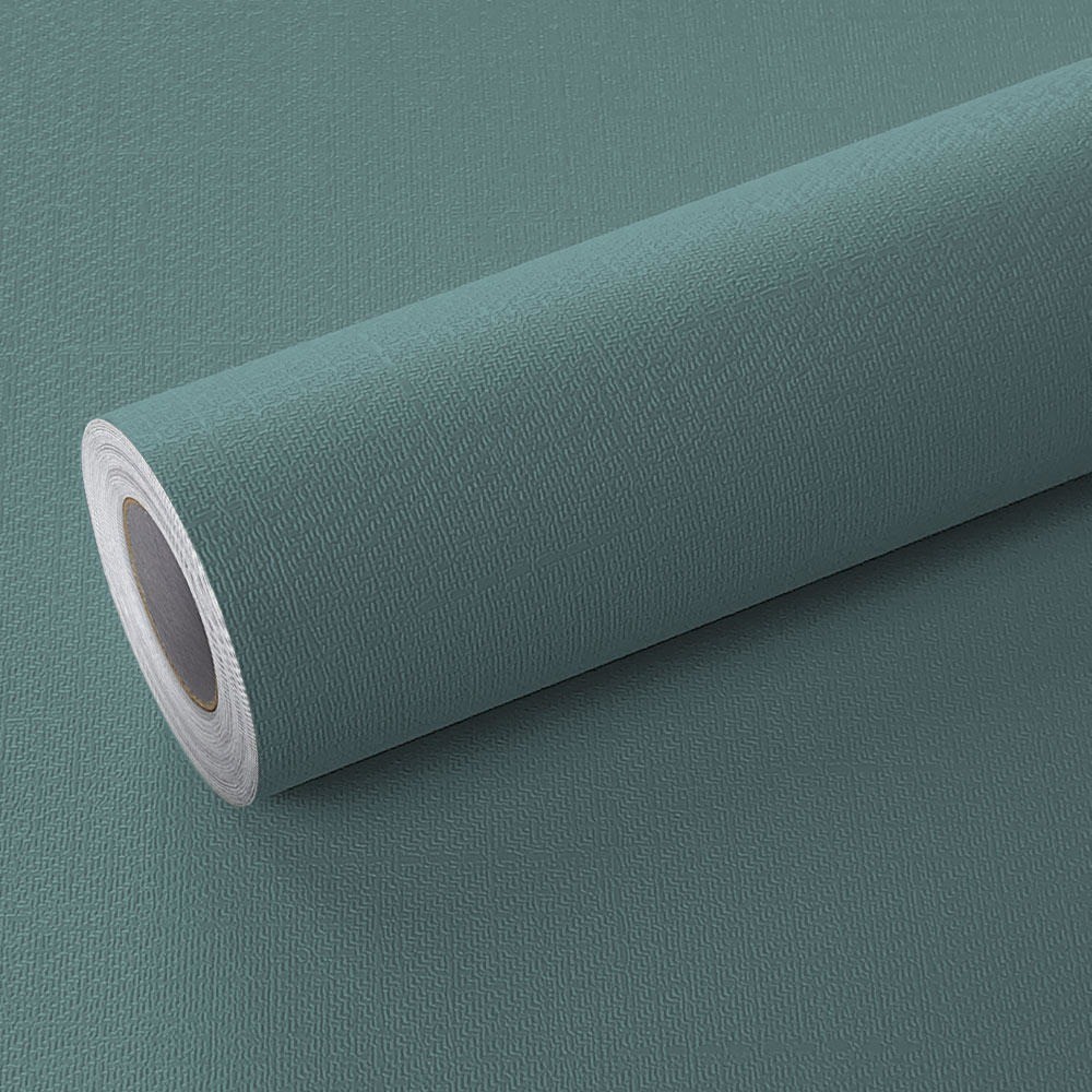 Papel de Parede Adesivo Lavavel Texturizado Linho Verde Forte 5M