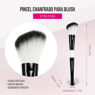 Pincel Chanfrado para Blush Jacki Design