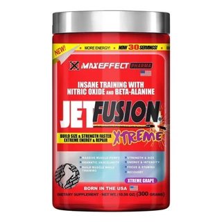Pré Treino Jetfusion Xtreme 300g Sabor Grape | Max Effect