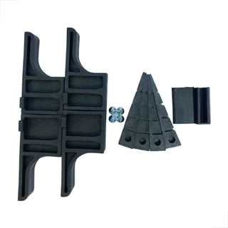 Batente Kit Para Janela E Porta De Vidro Temperados Preto