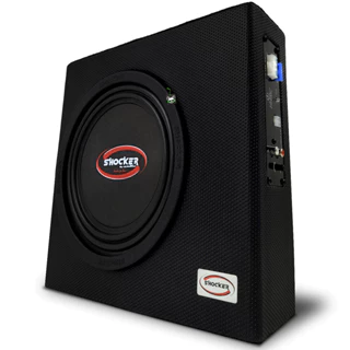 Caixa Slim Subwoofer 8 Polegadas 200W Tipo JBL Som Automotivo Shocker