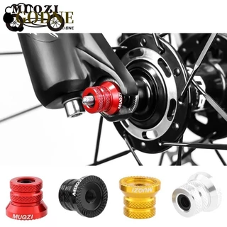 GODNESSFO 1/2pcs Porca Hub , MUQZI 4 Cores Alavanca De Liberação Rápida , M5 Parafuso De Liga De Alumínio Para Cubo De Roda MTB Road Bike