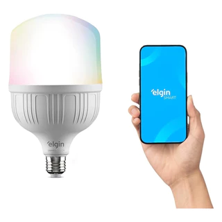 Lampada Wifi Inteligente Led 30W Cores Bivolt Elgin