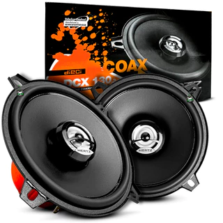 Kit Par Alto Falante Coaxial 80w 5 Polegadas DCX 130 Hertz