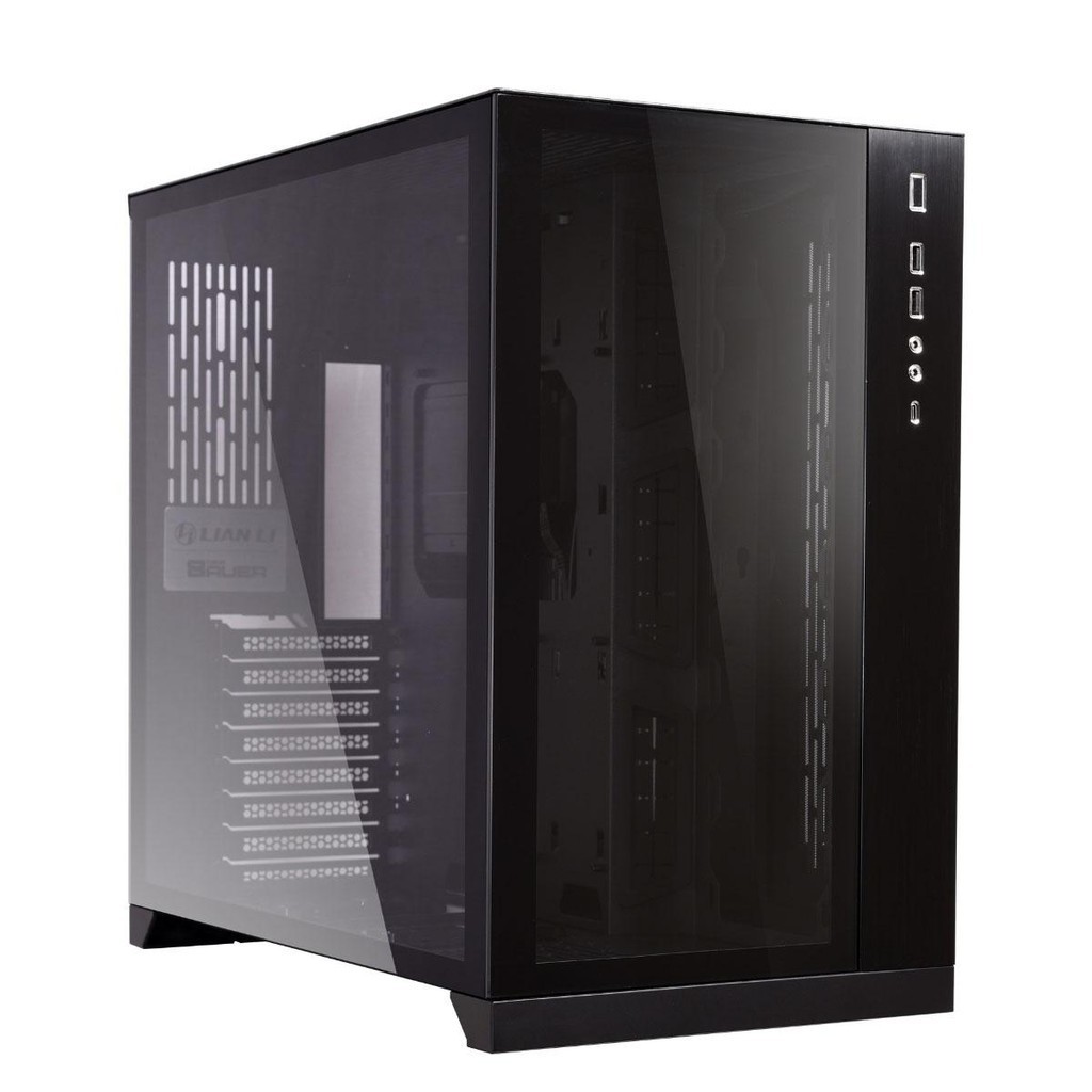 Gabinete Gamer Lian Li O11 Dynamic, Lateral e Frontal em Vidro Temperado, USB-C, USB 3, E-ATX, Preto