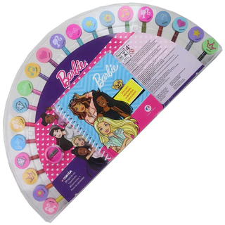 Kit Livro Barbie + 20 Lápis + 20 Borrachas Divertidas + 1 Apontador | Ciranda Cultural