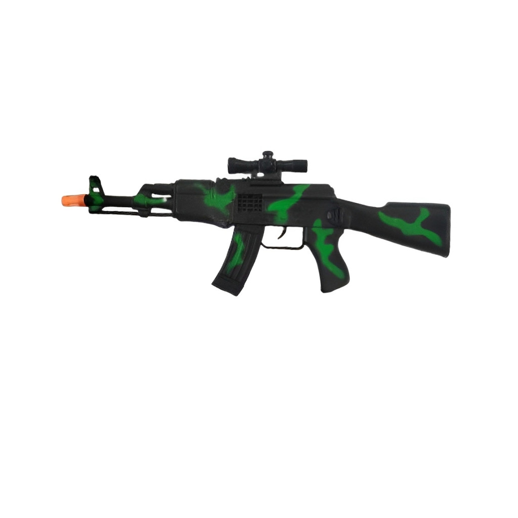 Arminha Super Realista Rifle de Ação Comando Brinquedo Infantil C/ Som ...