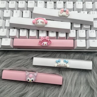 DIY Bonito Melodia Menina Keycap 6.25u Barra De Espaço Teclado Mecânico Decoração Acessórios Decorativos