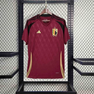 Camisa da Time Camisola De Futebol 2024 Bélgica Home SCHY