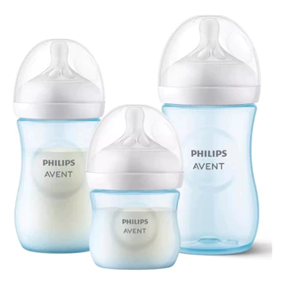 Kit 3 Mamadeiras Pétala 3.0 Azul 125 + 260 + 330ml - Philips Avent