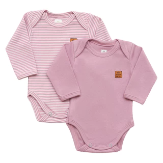Conjunto Bebê Longo Bordado Menina Algodão Suedine Fio 40 Biopolido Lilás/Lisra Lilás Body Bodies Bebê Bebe Infantil Enxoval Presente Premium Barato Chá de Bebê