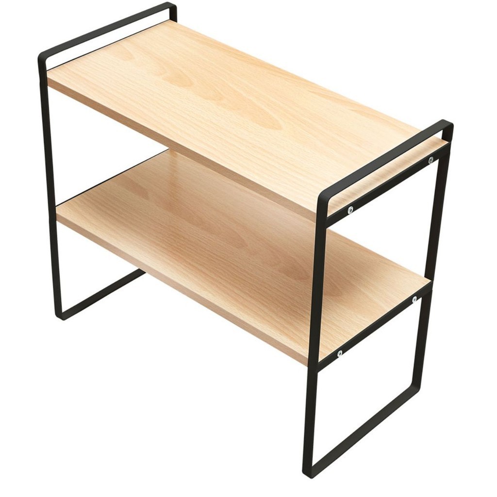 Mesinha Organizadora Armário Balcão 3 Andares Ferro Madeira | Shopee Brasil