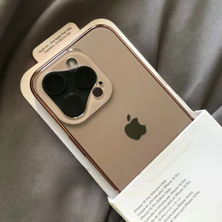 Novo ! Luxo AG Froster Estojo Para PC Cor Primária iPhone 15 Pro MAX 14 13 12 Borda Reta Capa Traseira Do Pára-Choques Macia À Prova De Choque 11 Estojos