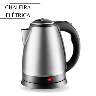 Chaleira Elétrica Jarra Bule Inox 1,8 Litros Desligamento Automático
