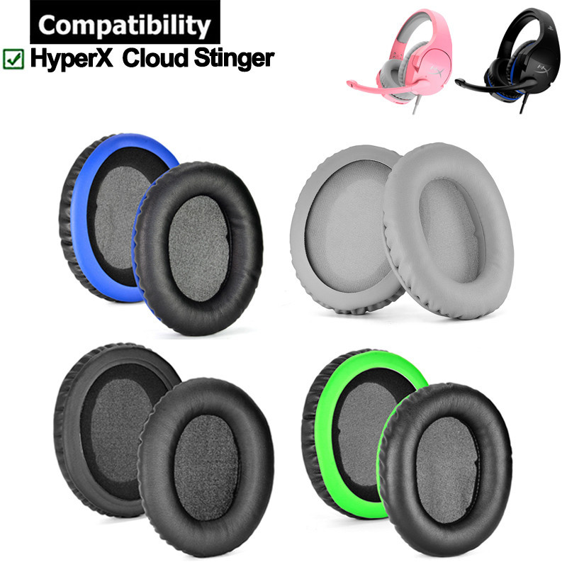 1 Almofada Para Fone De Ouvido De Par HyperX Cloud Stinger Com De Esponja