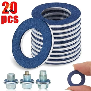 10/20 Juntas De Tampão De Drenagem De Óleo PCS-Anel De Vedação Da Panela Arruela-Junta De Alumínio Do Carter Motor Para Toyota OE # 90430-12031