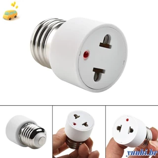 Base De Lâmpada YUNHI ABS E27 Ue Adaptador De Tomada