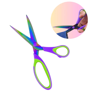 Tesoura de Costura Multiuso Titanium 21cm Não Perde o Corte - Westpress
