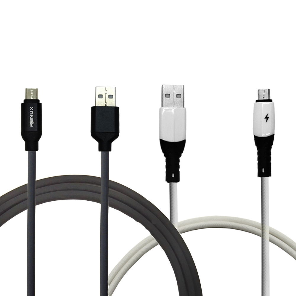 Cabo USB V8 2 Cores Carregamento Rápido 3A 1M CA04