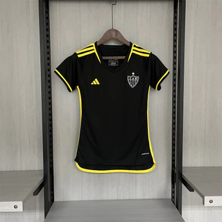 Sports Shirt 23 /24 A-M Atlético Mineiro Second Women's Sports Shirt Black (Women's Style)