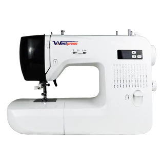 Máquina de Costura Portátil 60 Pontos para Tecidos Leves, Médios e Pesados Bivolt - Westpress