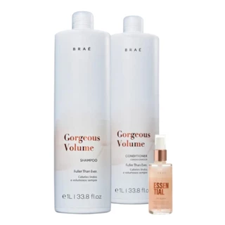Braé Kit Oil Blend Gorgeous Volume Trio Salon (3 Produtos)